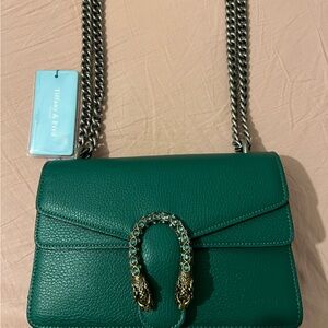 Green Tiffany and Fred Bag